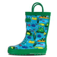 Botas de lluvia naturales PVC Boot de lluvia Botas para hombres para niños para niños